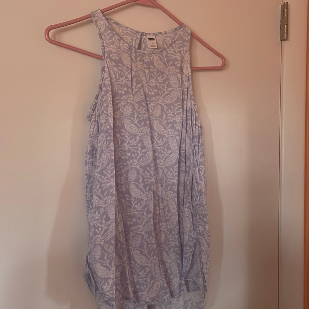 Paisley lavender tank, old navy, small